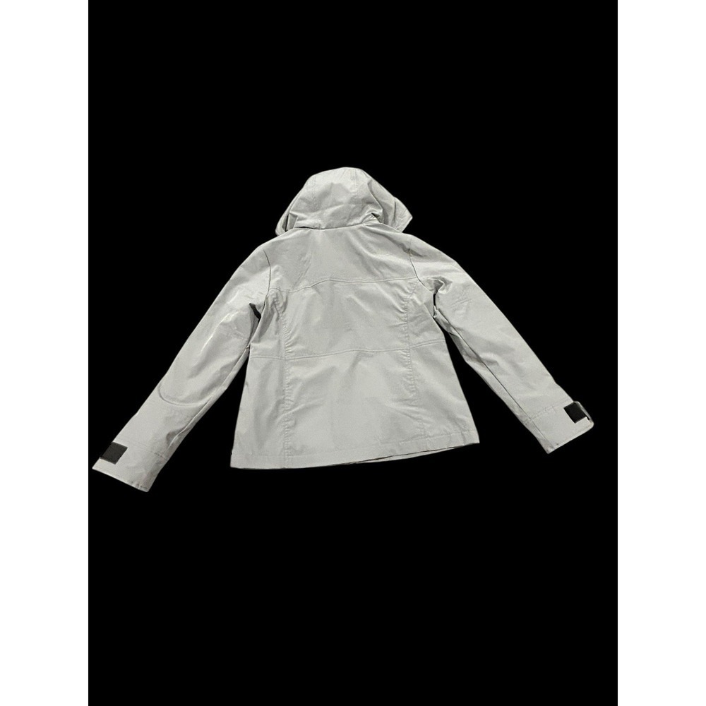 Hollister California All Weather Jacket Women's Medium Grey Hooded Winter Coat - Picture 8 of 16